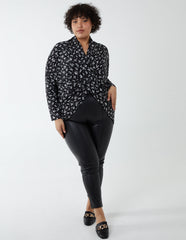 Curve Draped Dip Hem Top