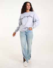 Los Angeles Slogan Sweatshirt