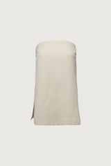 LINEN BLEND TUBE TOP
