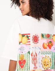 Short Sleeve Back Print T-Shirt