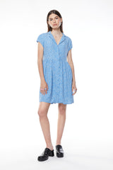 BUTTON UP MINI DRESS