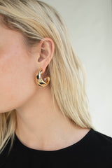 LAYERED HOOP EARRING
