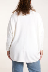 Round Neck Pocket Jumper