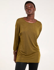 Mini Ribbed Hi-Low Tunic