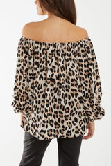 Leopard Print Blouse