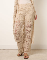 Crochet Flared Trousers
