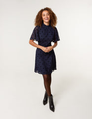 Polka Dot Tie Back Dress
