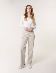 Wide Leg Pocket Jeans