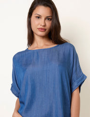 Mid Denim Wash Top