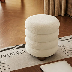 Caspian Pouffe Stool detail image