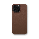 iPhone Case 16 / Full-Grain Leather - Chestnut