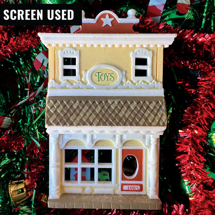 OFFICIAL PROP - SCREEN USED: Christmas Toy Shop, Vintage 1985
