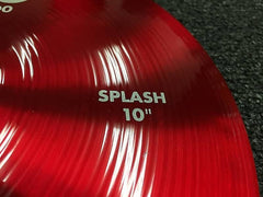 Paiste 10" Red Color Sound 900 Splash Cymbal *IN STOCK*
