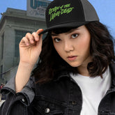 Return of the Living Dead Logo Trucker Cap Trioxin Green - UNEEDA CARE Charity Collection