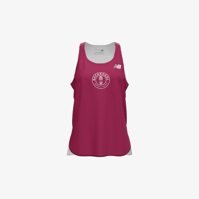 Women's BackRoads Achieve Singlet Pink