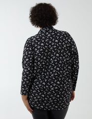 Curve Draped Dip Hem Top
