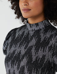 Puff Sleeve Swing Dress