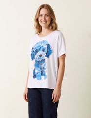 Patchwork Denim Dog Top
