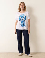 Patchwork Denim Dog Top