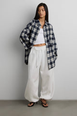 PLAID DISTRESSED VINTAGE SHIRT