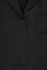 CROPPED COLLARED SHIRT