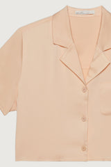 CROPPED COLLARED BLOUSE