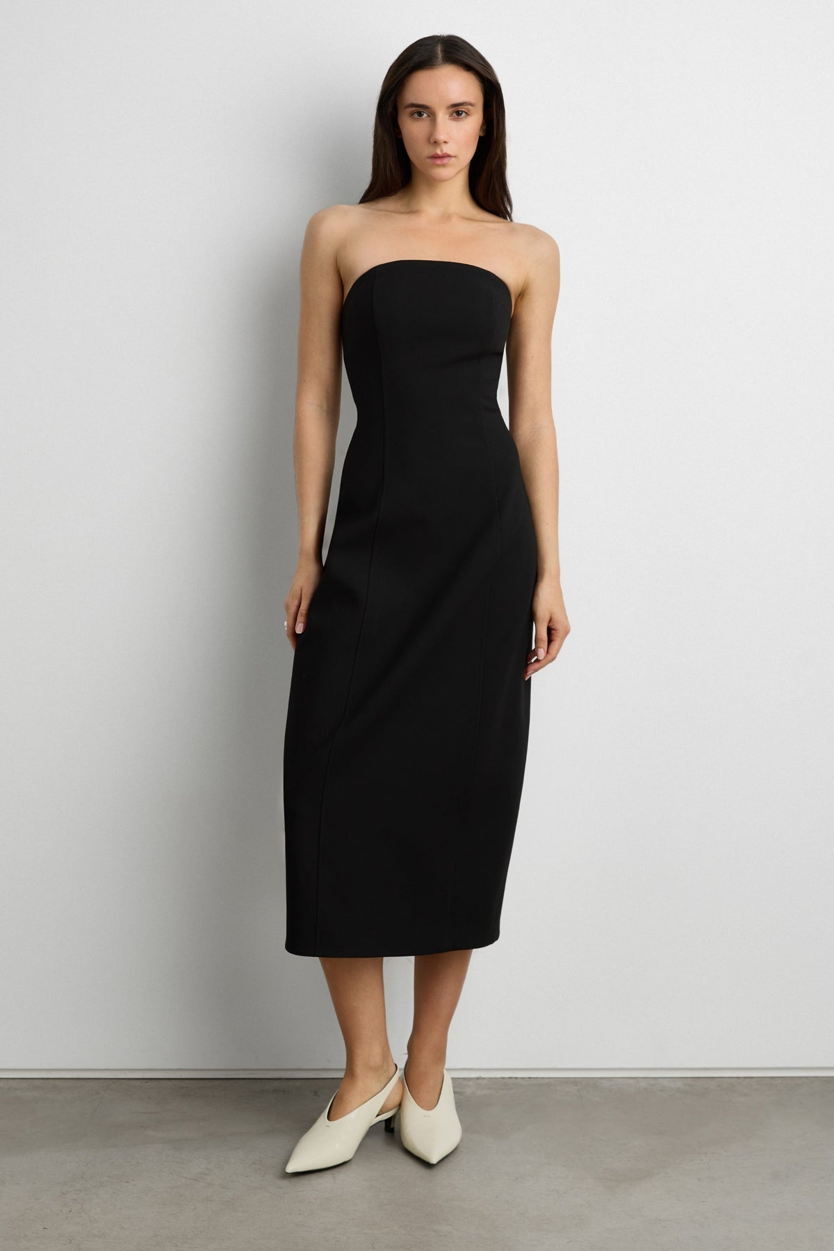 BARREL TUBE TOP DRESS