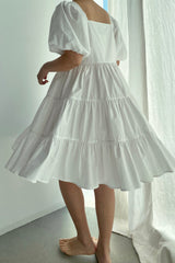 PUFF SLEEVE DRESS