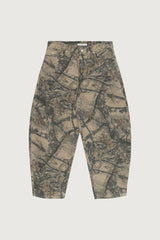CAMO PRINT BARREL PANT
