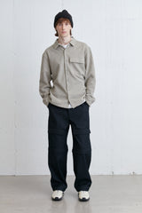 KNIT BUTTON UP SHIRT