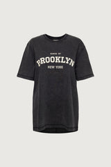 OVERSIZED GRAPHIC 'BROOKLYN' T-SHIRT