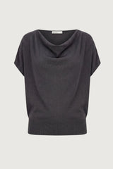 COWL NECK KNIT TOP