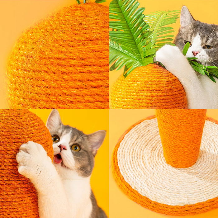 Calo's Carrot, Cat Toy, Hemp Rope, Cat Scratcher