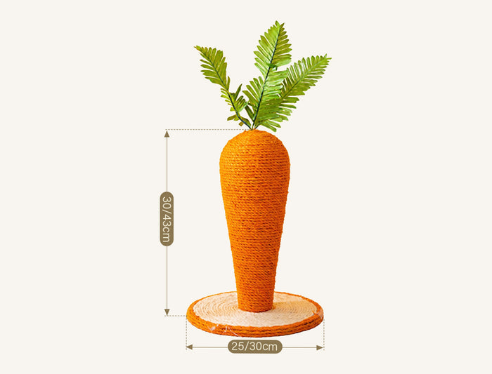 Calo's Carrot, Cat Toy, Hemp Rope, Cat Scratcher