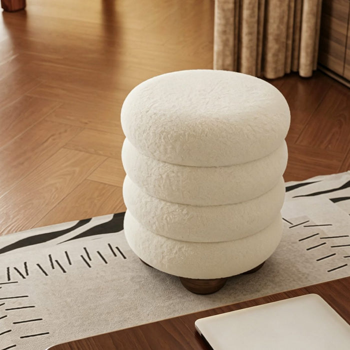 Caspian Pouffe Stool detail image