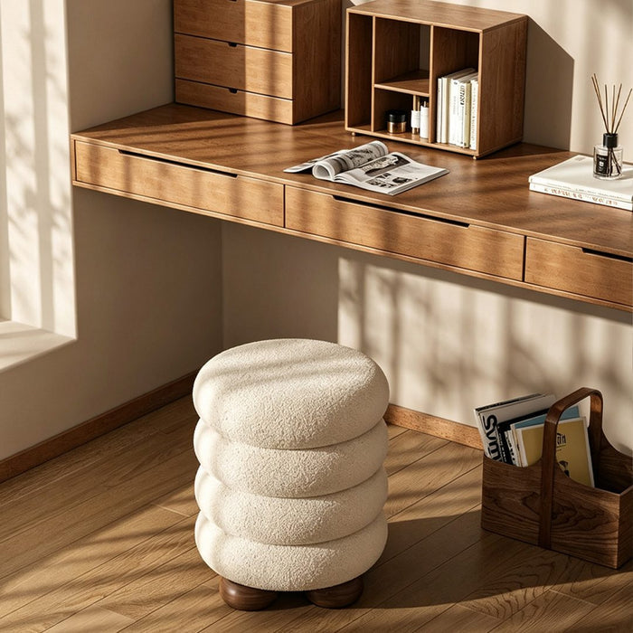 Caspian Pouffe Stool detail image