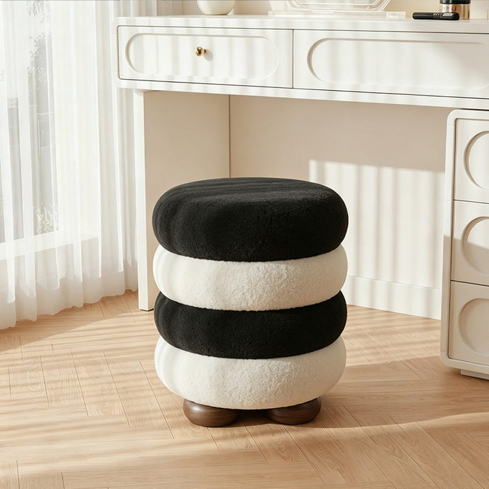 Caspian Pouffe Stool detail image