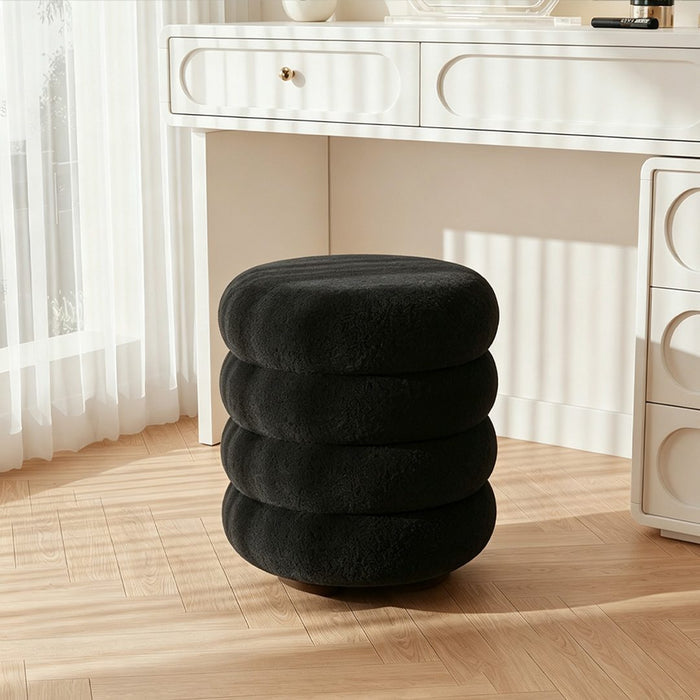 Caspian Pouffe Stool detail image