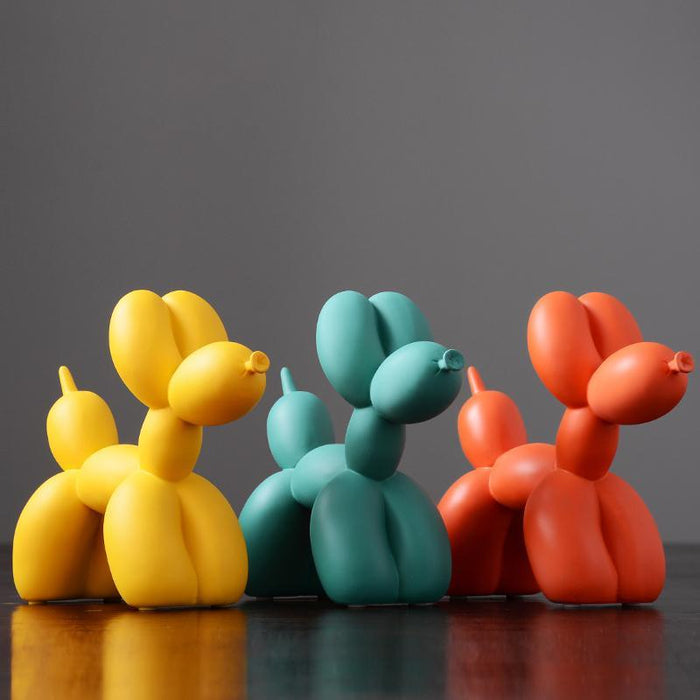 Decoration: A Set Of Three Balloon Dogs-Weilai Concept-Weilai Concept