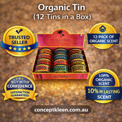 Havana Organic Tin Car Air Freshener (12 Tins in a Box) image 1