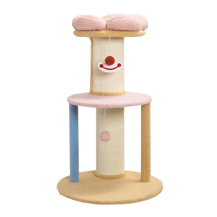 Lori Cat Climber, Cat Tree, Coral Fleece-Weilai Concept-A-Weilai Concept