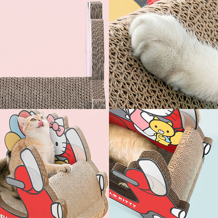 Pipi's Car, Cat Scratching Post, Cat Scratchers, Cat Toy, Cardboard