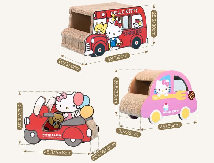Pipi's Car, Cat Scratching Post, Cat Scratchers, Cat Toy, Cardboard