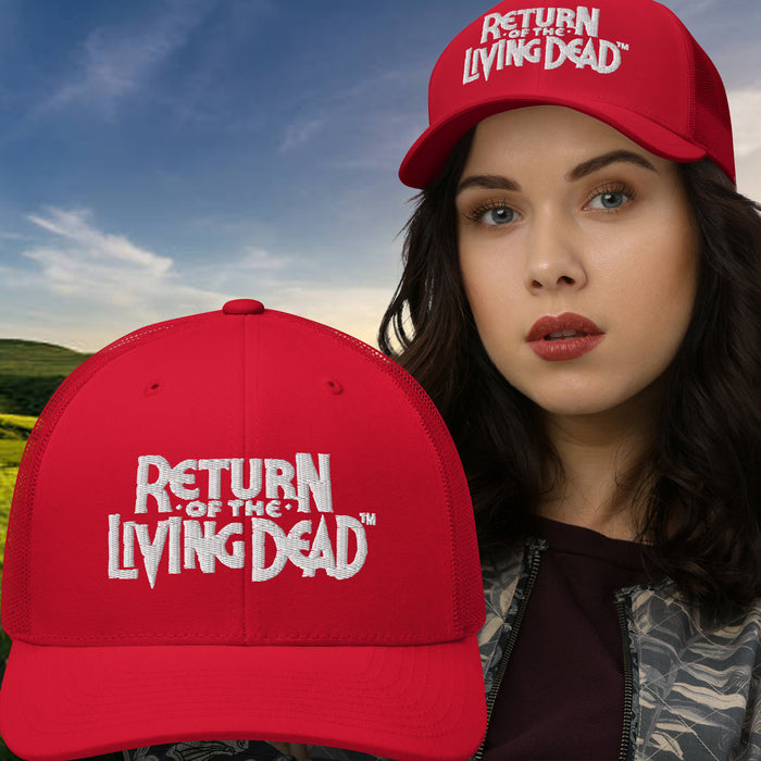 Retro Logo Return of the Living Dead Trucker Hat - 40th Anniversary Collection