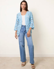 Crochet Tie Front Cardigan